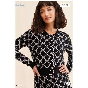 Rachel Antonoff x nuuly Hostess Knit Cardigan & Skort 2pc set $606 retail size m